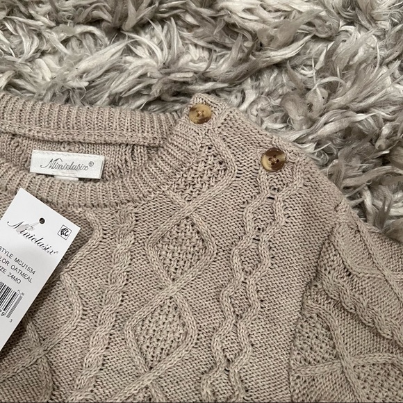 Miniclasix Boys' Cable Knit Sweater & Corduroy Pants Set - Baby - Picture 8 of 9